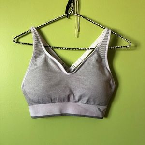 3/$15 SALE Puma Grey Sports Bra w/ Padding